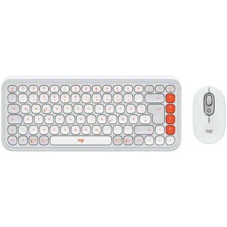 LOGITECH POP ICON COMBO - OFF WHITE - US INT'L - BT - INTNL-973 - 1