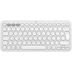 LOGITECH K380S Multi-Device Bluetooth Keyboard - TONAL WHITE - US INT'L - 1