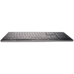 CLEVETURA CLVX 1 Touch-On-Keys AI Wireless Keyboard, ANSI US Windows Layout, Scissor Switches, Aluminum Chassis, Interactive RGB