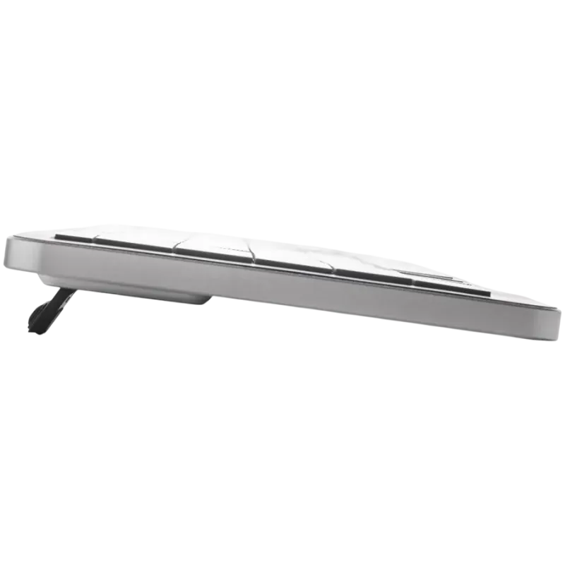 CLEVETURA CLVX 1 Touch-On-Keys AI Wireless Keyboard, ANSI US Windows Layout, Scissor Switches, Aluminum Chassis, Interactive RGB