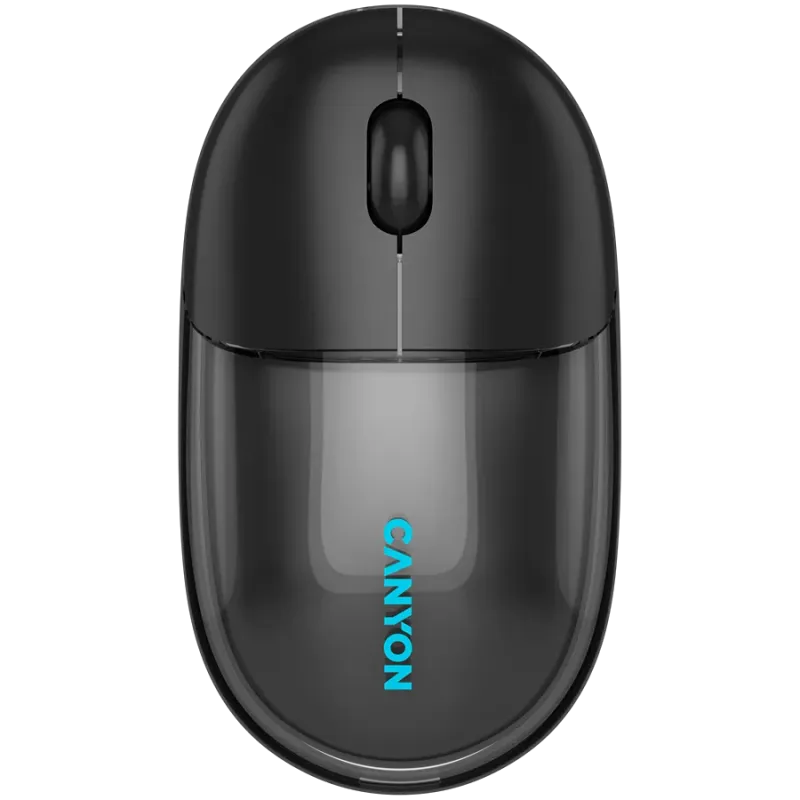 CANYON mouse OnClick 24 BT/ Wireless Transparent/Black - 1