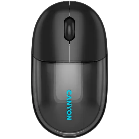 CANYON mouse OnClick 24 BT/ Wireless Transparent/Black - 1