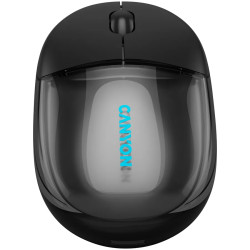 CANYON mouse OnClick 24 BT/ Wireless Transparent/Black - 2