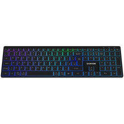 CANYON keyboard HKB-W11 UK/US RGB Dual Mode Wireless Black - 2