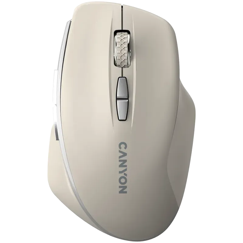 CANYON mouse MW-21 BlueLED 7buttons Wireless Cosmic Latte - 1