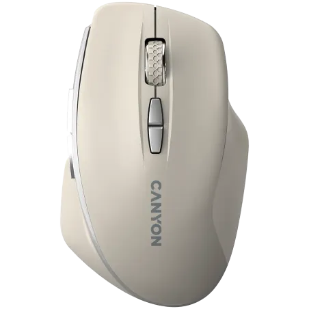 CANYON mouse MW-21 BlueLED 7buttons Wireless Cosmic Latte - 1