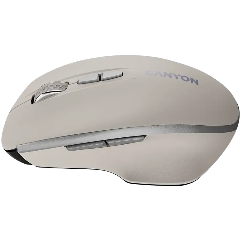 CANYON mouse MW-21 BlueLED 7buttons Wireless Cosmic Latte - 1