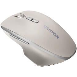 CANYON mouse MW-21 BlueLED 7buttons Wireless Cosmic Latte - 3