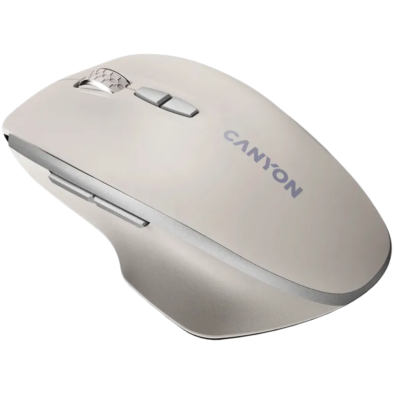 CANYON mouse MW-21 BlueLED 7buttons Wireless Cosmic Latte - 1