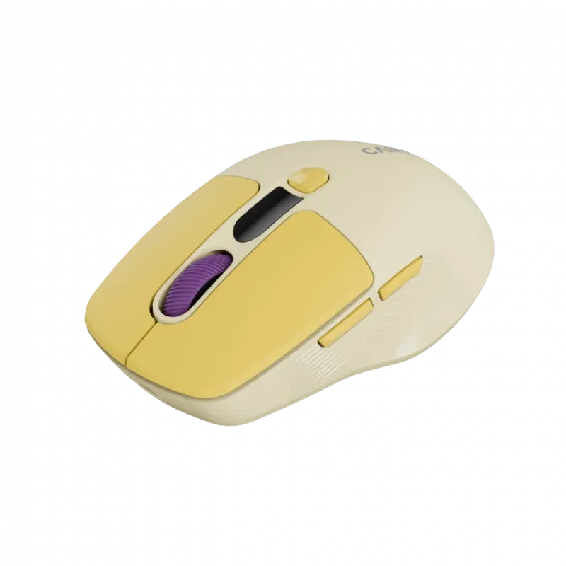 CANYON mouse MW-26 LCD Silent Dual Mode Wireless Yellow - 1