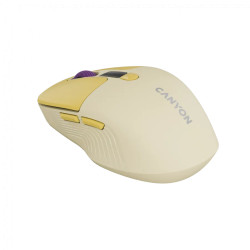 CANYON mouse MW-26 LCD Silent Dual Mode Wireless Yellow - 4