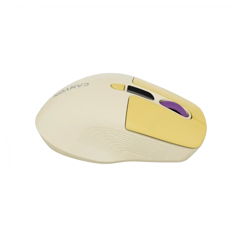 CANYON mouse MW-26 LCD Silent Dual Mode Wireless Yellow - 1