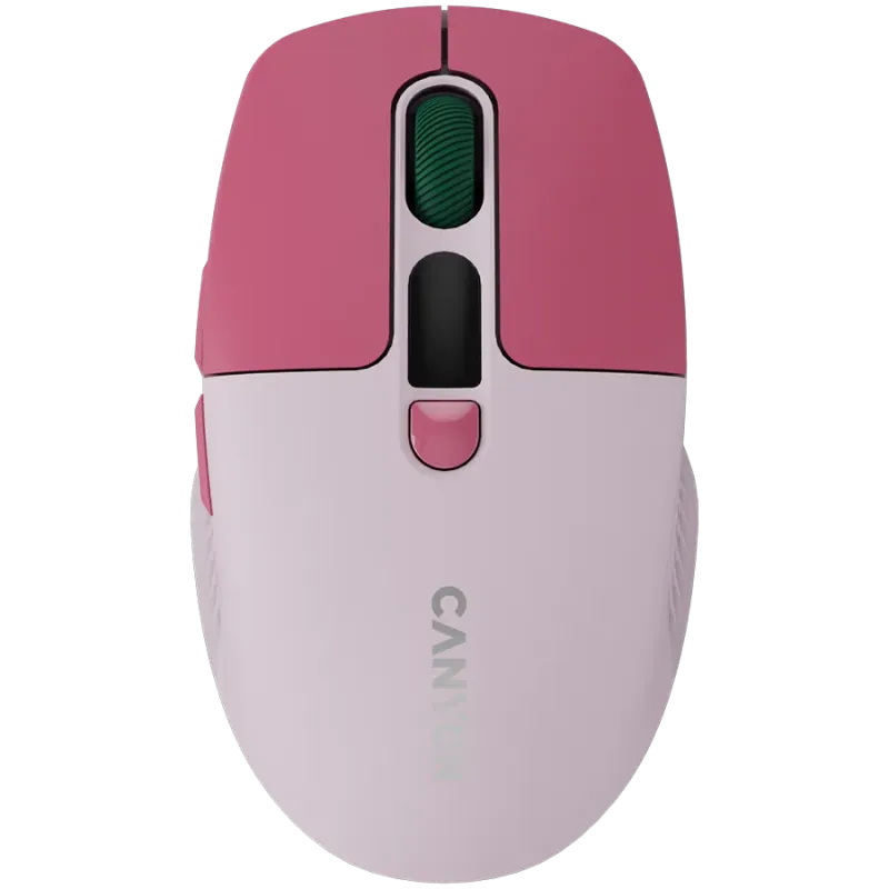 CANYON mouse MW-26 LCD Silent Dual Mode Wireless Pink - 1