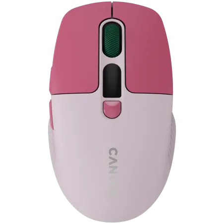 CANYON mouse MW-26 LCD Silent Dual Mode Wireless Pink - 1