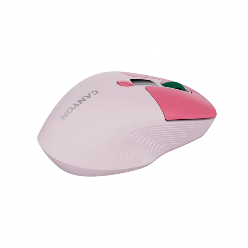 CANYON mouse MW-26 LCD Silent Dual Mode Wireless Pink - 1