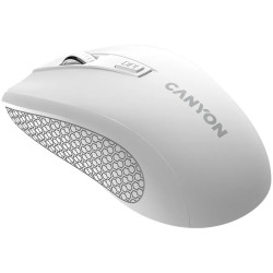 CANYON MW-7, 2.4Ghz wireless mouse, 6 buttons, DPI 800/1200/1600, with 1 AA battery ,size 110*60*37mm,58g,white - 5
