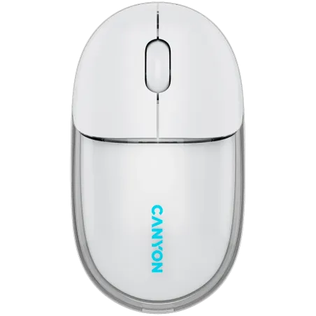 CANYON mouse OnClick 24 BT/ Wireless Transparent/White - 1