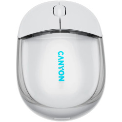 CANYON mouse OnClick 24 BT/ Wireless Transparent/White - 2
