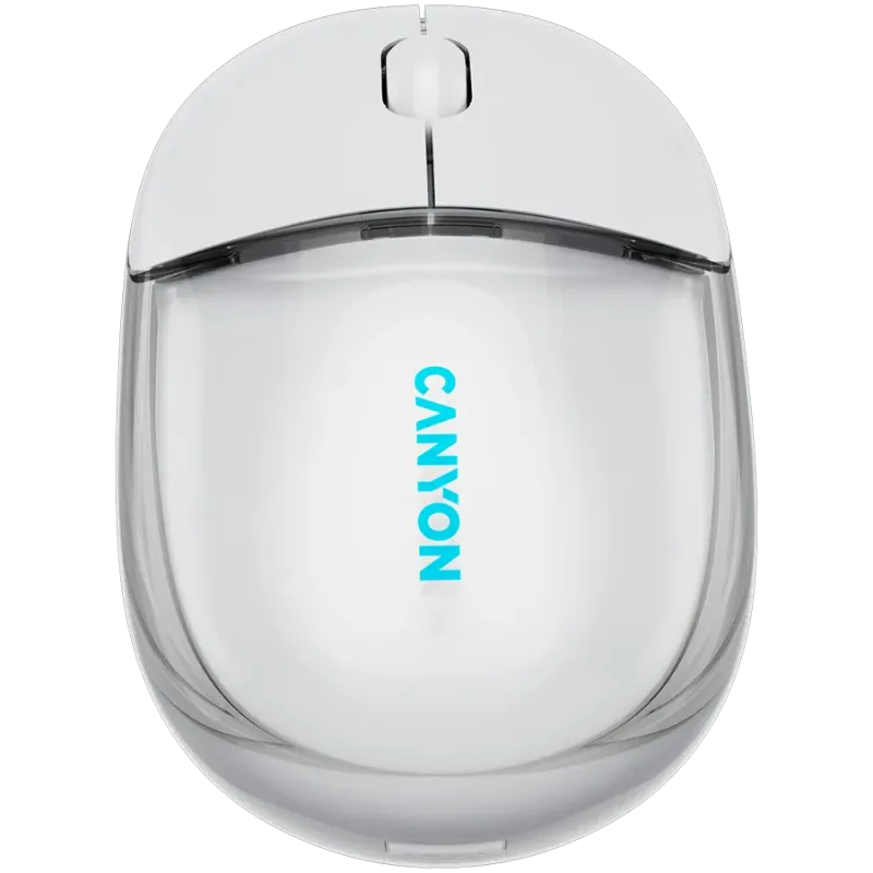CANYON mouse OnClick 24 BT/ Wireless Transparent/White - 1