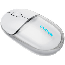 CANYON mouse OnClick 24 BT/ Wireless Transparent/White - 3