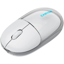 CANYON mouse OnClick 24 BT/ Wireless Transparent/White - 5
