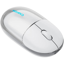 CANYON mouse OnClick 24 BT/ Wireless Transparent/White - 8