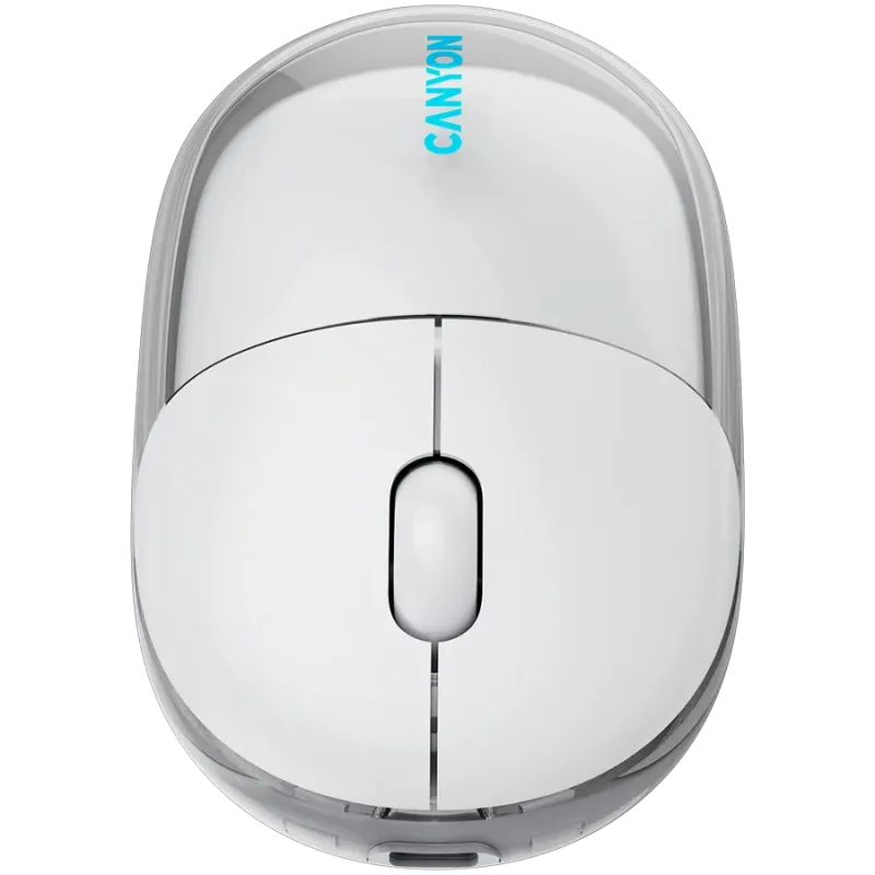 CANYON mouse OnClick 24 BT/ Wireless Transparent/White - 1
