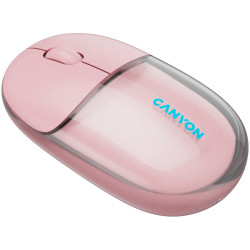 CANYON mouse OnClick 24 BT/ Wireless Transparent/Pink - 3