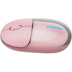 CANYON mouse OnClick 24 BT/ Wireless Transparent/Pink - 4