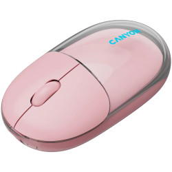 CANYON mouse OnClick 24 BT/ Wireless Transparent/Pink - 5