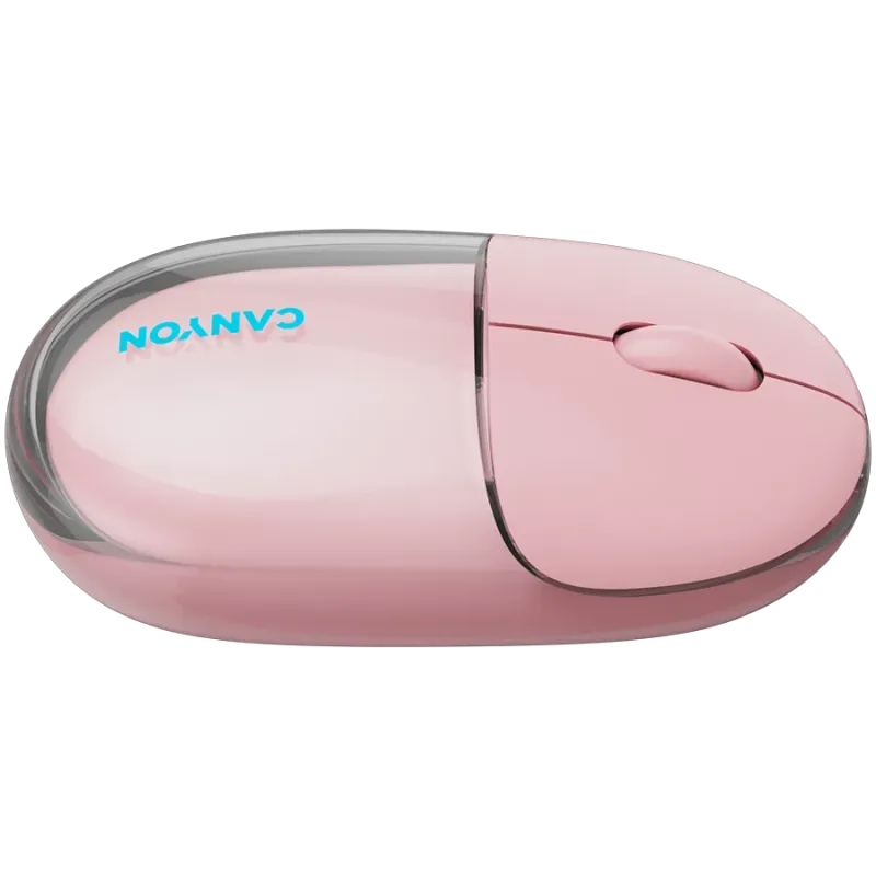 CANYON mouse OnClick 24 BT/ Wireless Transparent/Pink - 1