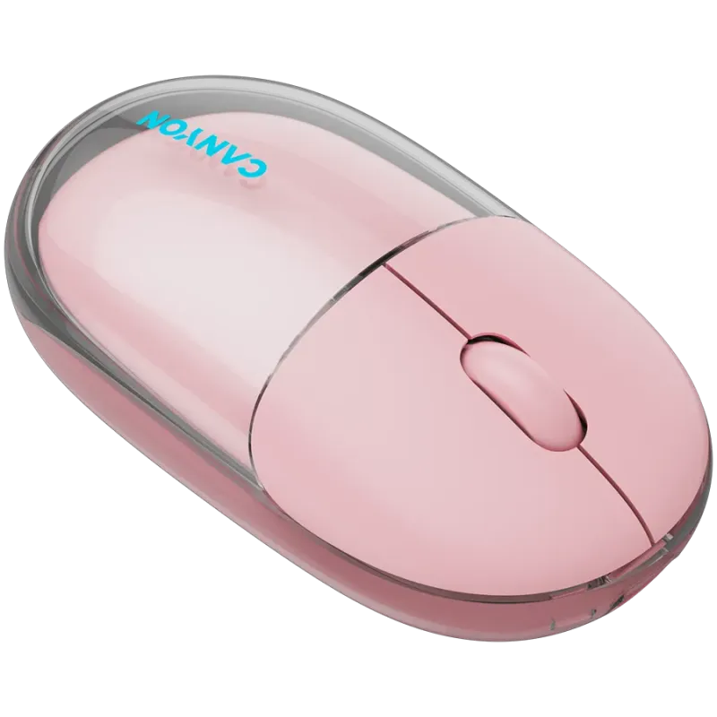 CANYON mouse OnClick 24 BT/ Wireless Transparent/Pink - 1