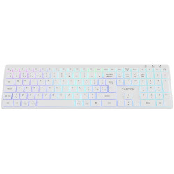 CANYON keyboard HKB-W11 UK/US RGB Dual Mode Wireless White - 2