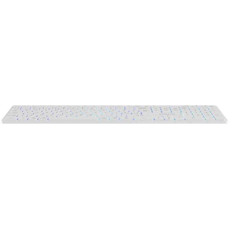 CANYON keyboard HKB-W11 UK/US RGB Dual Mode Wireless White - 1