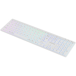 CANYON keyboard HKB-W11 UK/US RGB Dual Mode Wireless White - 4