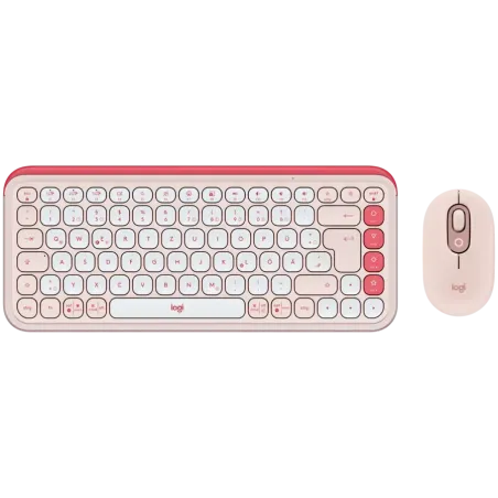 LOGITECH POP ICON COMBO - ROSE - US INT'L - BT - INTNL-973 - 1
