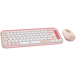 LOGITECH POP ICON COMBO - ROSE - US INT'L - BT - INTNL-973 - 2