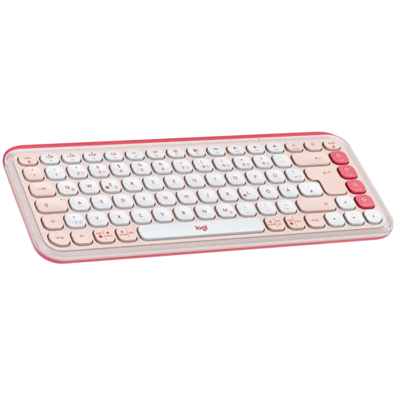 LOGITECH POP ICON COMBO - ROSE - US INT'L - BT - INTNL-973 - 1