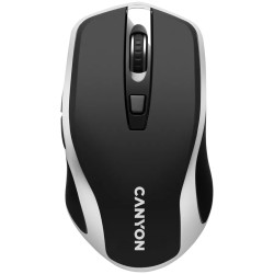 CANYON MW-19, 2.4GHz Wireless Rechargeable Mouse with Pixart sensor, 6keys, Silent switch for right/left keys,Add NTCDPI: 800/12
