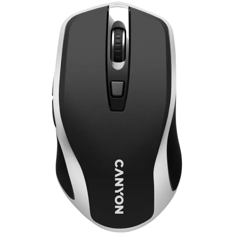 CANYON MW-19, 2.4GHz Wireless Rechargeable Mouse with Pixart sensor, 6keys, Silent switch for right/left keys,Add NTCDPI: 800/12