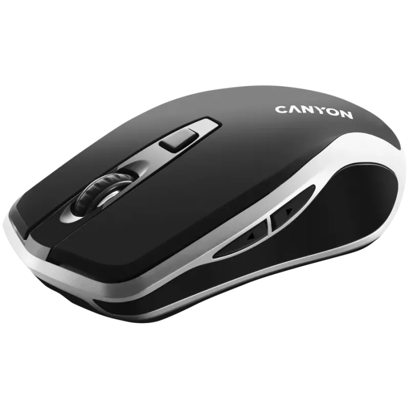 CANYON MW-19, 2.4GHz Wireless Rechargeable Mouse with Pixart sensor, 6keys, Silent switch for right/left keys,Add NTCDPI: 800/12