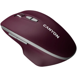 CANYON mouse MW-21 BlueLED 7buttons Wireless Burgundy Red - 3