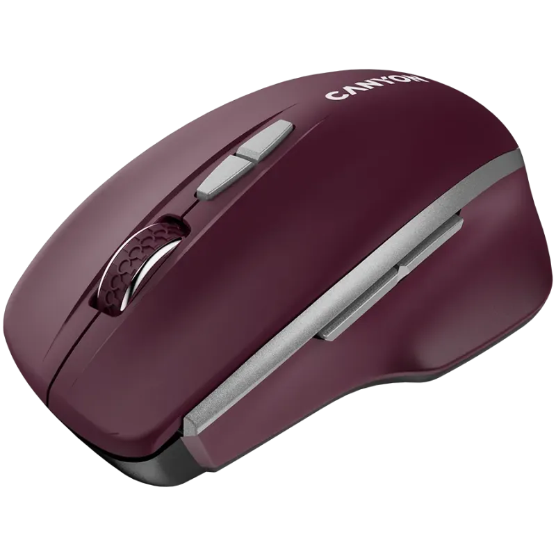 CANYON mouse MW-21 BlueLED 7buttons Wireless Burgundy Red - 1