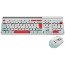 CANYON HSET-W5 EN Keyboard+Mouse AAA+AA Wireless White - 2