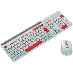 CANYON HSET-W5 EN Keyboard+Mouse AAA+AA Wireless White - 3