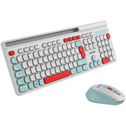 CANYON HSET-W5 EN Keyboard+Mouse AAA+AA Wireless White - 4