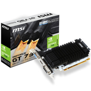 MSI Video Card Nvidia GT 730 N730K-2GD3H/LP (GT730, 2GB DDR3 64bit, 1xHDMI, 1x DVI-D, 1xVGA, 23W)