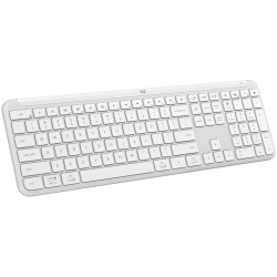 LOGITECH SIGNATURE SLIM WIRELESS KEYBOARD K950 - OFF WHITE - US INT'L - 2.4GHZ/BT - INTNL-973 - 3