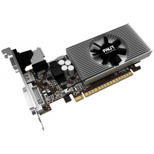 PALIT Video Card GeForce GT 730 GDDR3 2GB/64bit, PCI-E 2.0, HDMI, DVI, VGA, Retail