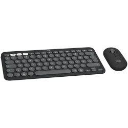 LOGITECH Pebble 2 for MAC Bluetooth Keyboard Combo - TONAL GRAPHITE - US INT'L - 1